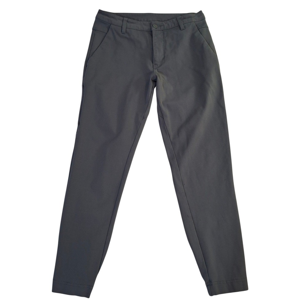 BYLT Premium Basics Everyday Pant Mens 32 Charcoal Grey Stretch Casual